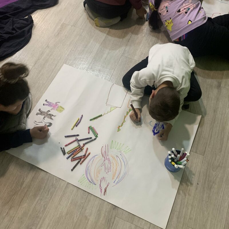 Διαδραστική απεικόνιση  ζωγραφίζοντας, το τραγούδι του ποιητή μας Γ. Ρίτσου "Αν όλα τα παιδιά της Γής" (ΙΔΙΩΤΙΚΟ ΚΔΑΠ ΕΛΕΥΣΙΝΟΣ)